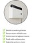 Duvara Asılabilir Modem Wifi Saklama Kutusu – Pleksi Minimalist Tasarım 25X15X6 cm 6