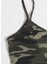Kadın Kamuflaj Desenli Askılı Crop Top ve Şortlu Gecelik Takım 4