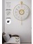 (Orta Boy 37*55 cm)Timelles Kristal , (3 Pil Dahil ) Quartz Mekanizmalı , Dekoratif Metal Duvar Saati 2