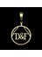 14 Ayar Altın Kolye Ucu D&f GM10864 1 gr 4