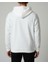 Sweatshirt Kapüşonlu Fermuarlı Beyaz Unisex 9