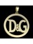 8 Ayar Altın Kolye Ucu D&g GM10887 1 gr 4