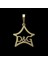 8 Ayar Altın Kolye Ucu D&g GM10868 0.5 gr 4