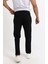 Relaxed Fit (Pilesiz) Lacivert Düz Jogger Pantolon 4