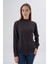 Kadın %100 Organik Pamuk Yarım Balıkçı Yaka Triko Kazak Örme Bluz TRIST-6104 1