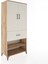 Hyperion Dolap 4 Raflı Tek Çekmeceli 2 Kapaklı 88X44X195 Çam-Aytaşı 2