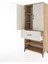 Hyperion Dolap 4 Raflı Tek Çekmeceli 2 Kapaklı 88X44X195 Çam-Aytaşı 4
