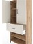 Hyperion Dolap 4 Raflı Tek Çekmeceli 2 Kapaklı 88X44X195 Çam-Aytaşı 5