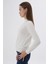 Kadın %100 Organik Pamuk Yarım Balıkçı Yaka Triko Kazak Örme Bluz TRIST-6104 5