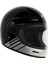 T-1 Newport Breakers Kapalı Motosiklet Kaskı Siyah 4