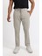 Relaxed Fit (Pilesiz) Lacivert Düz Jogger Pantolon 4