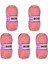 Ören Bayan Dora Örgü İpi - Pembe - 5'Li Paket - ( Renk Kodu : 036 ) 2