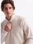 Dik Yaka Krem Erkek Sweatshırt 12299799 Jornewove Sweat Smu 1