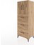 Hyperion Dolap 2 Raflı 3 Çekmeceli 2 Kapaklı 60X44X163 Çam-Çam 3