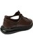 5019 Streç Kahverengi Deri Günlük Erkek Ayakkabı 4