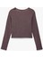 Bürümcük Kumaş Slim Fit Uzun Kollu V Yaka Düğmeli Bluz 2