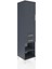 Hyperion Dolap Tek Raflı 2 Çekmeceli Tek Askılı 44X44X195 Antrasit-Antrasit 2