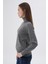 Kadın Koyu Gri %100 Organik Pamuk Balıkçı Yaka Triko Kazak TRIST-6103 10