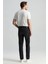 Saf Pamuk Slim Fit Siyah Denim Pantolon 3