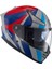 YM-853 Aıx White Red Blue Kapalı Kask 2