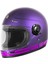 T-1 Newport Cali Iridecent Kapalı Motosiklet Kaskı Mor 1