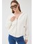 Kadın Oversize Kapişonlu Fermuar Kapamalı Sweatshirt 2