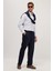 Erkek Regular Fit Klasik Kesim Normal Bel Geniş Paça Lacivert Pantolon 2