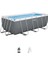 ® 56457 Power Steel™ Prefabrik Yer Üstü Havuz Seti 4,12 M x 2,01 M x 1,22 M 1