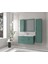 Beyoğlu 100 cm Beyoğlu Yeşil Banyo Dolabı 1