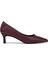 Kadın Suni Deri Bordo Topuklu Ayakkabı 735 8318 Bn Ayk SK25-26 K.bordo 1