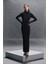 Şal Yaka Maxi Elbise - Exclusive Collection 1
