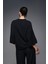 Bisiklet Yaka Oversize Triko T-Shirt 4