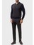 % 100 Yün Regular Fit Yarım Fermuarlı Polo Yaka Kazak Erkek Polo Yaka Kazak 43108 14713 598 2