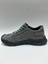 Hakiki Deri Gri Renk Nubuk Bağcıklı Rahat Esnek Kauçuk Tabanlı Dar Kalıp Kışlık Erkek Ayakkabı C-2424004156BULL 3