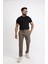Relaxed Fit (Pilesiz) Lacivert Düz Jogger Pantolon 1