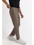 Relaxed Fit (Pilesiz) Lacivert Düz Jogger Pantolon 4