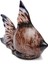 Dekoratif Ocean Art Kahverengi Balık Heykeli (23 Cm) 1