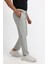 Relaxed Fit (Pilesiz) Lacivert Düz Jogger Pantolon 3