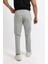 Relaxed Fit (Pilesiz) Lacivert Düz Jogger Pantolon 5