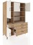 Kronos Dolap 9 Raflı 4 Çekmeceli 4 Kapaklı 132X59X195 Çam-Aytaşı/çam 5
