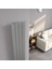 Kalsedon Alüminyum Dekoratif Dikey Radyatör 1800X280 mm – 3 Dilim Inox Renkte Fırçalı Eloksal | 817 W Yüksek Isıl Güç | 5 Yıl Üretici Garantisi 3