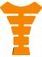 Plain Spine Met Orange Tankpad 1