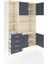 Hyperion Dolap 8 Raflı 4 Çekmeceli 4 Kapaklı 132X44X195 Aytaşı-Antrasit/antrasit 5