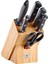 7 Parça Blok Bıçak Seti - Bambu Bloklu 1