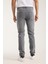 Erkek Pantolon Gri Regular Fit Fermuarlı Jeans 5