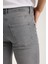 Erkek Pantolon Gri Regular Fit Fermuarlı Jeans 8