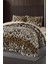 Leopar Tavşan Tüyü Çift Kişilik Yatak Örtüsü 220X240 cm 1