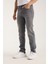 Erkek Pantolon Gri Regular Fit Fermuarlı Jeans 9