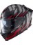 YM-853 Power Red Black Kapalı Kask 1