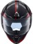 YM-853 Power Red Black Kapalı Kask 3